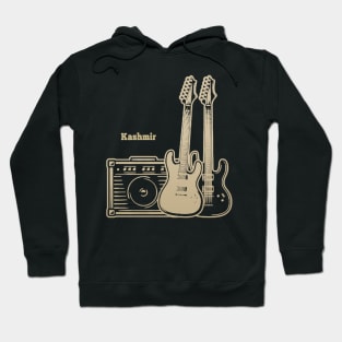 Kashmir Playing with gutars Hoodie